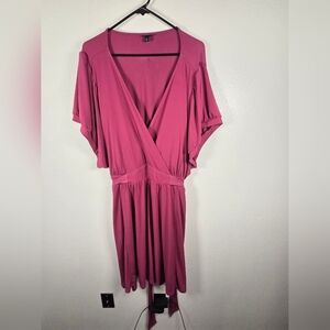 Torrid Fuchsia Belted Dress